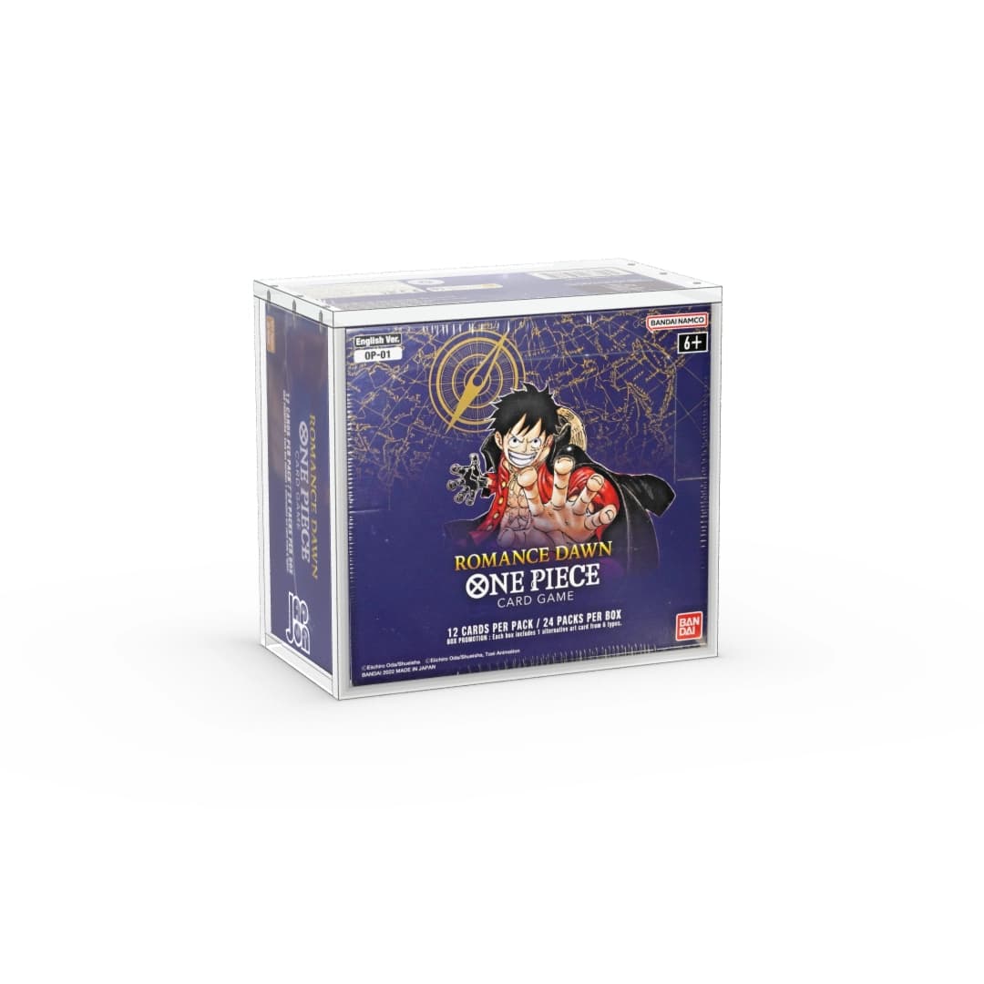 Immagine prodotto di: One Piece Card Game OP01 Blue Bottom & OP02 Box Protective Magnetic Plexiglass Case – JapOn (EN•FR)