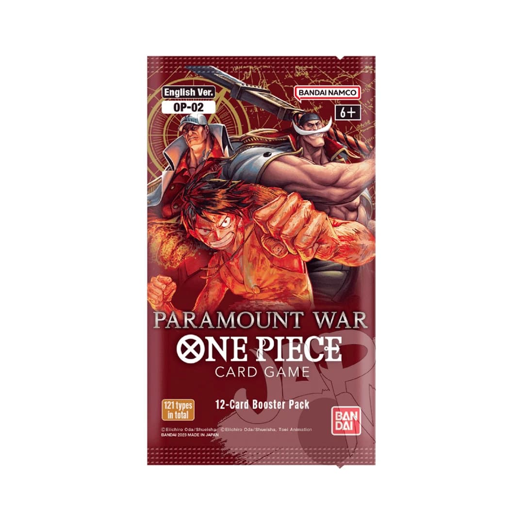 Immagine prodotto di: One Piece Card Game Paramount War – OP02 Bustina (EN)