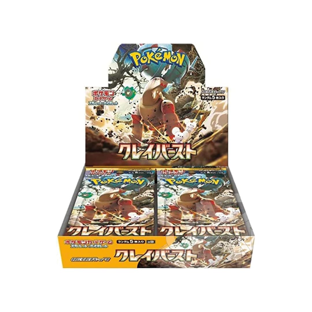 Pokémon Card Game Clay Burst Display - 30 Buste (JP)