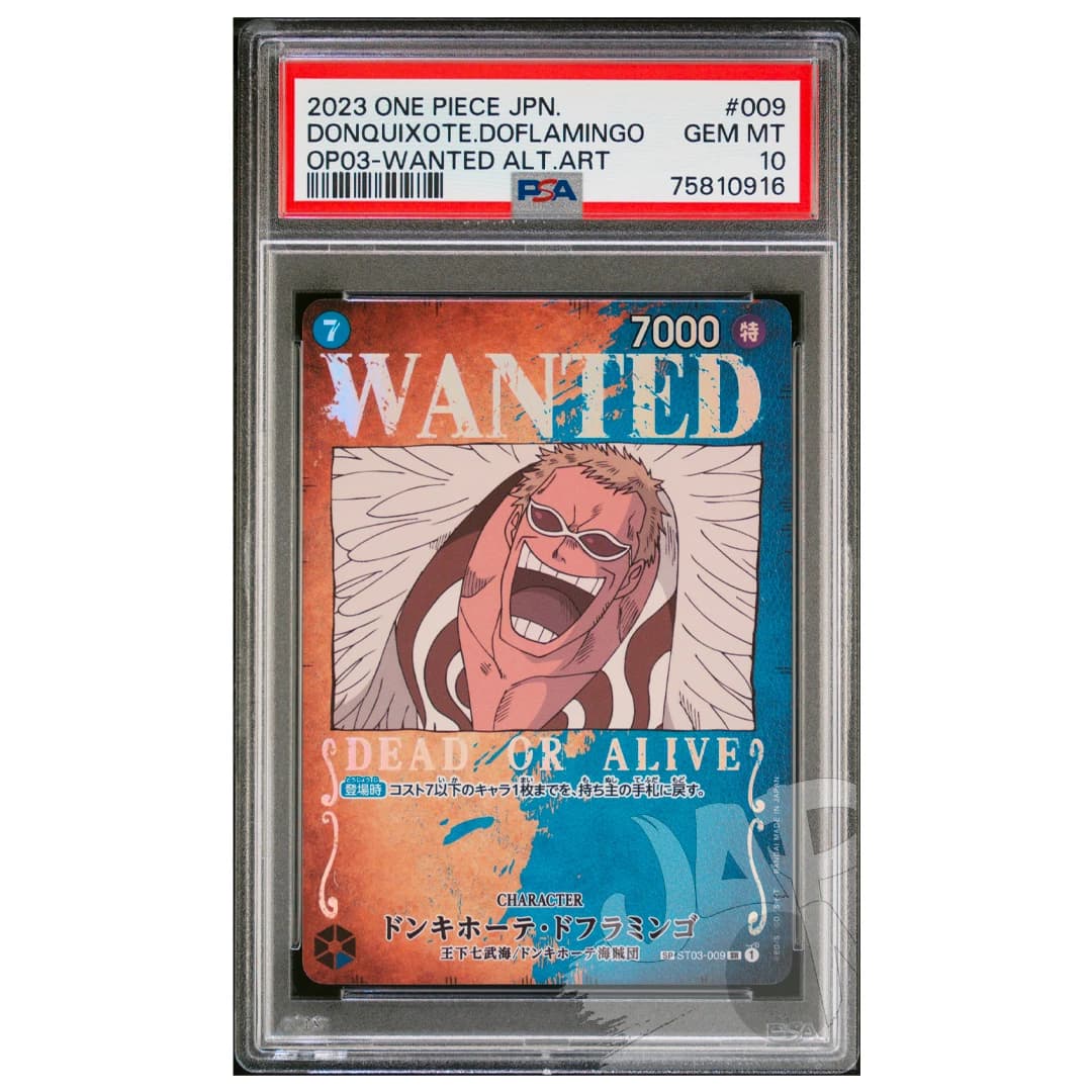 Immagine prodotto di: Donquixote Doflamingo ST03-009 Special Alternate Art OP03 Japanese – PSA 10