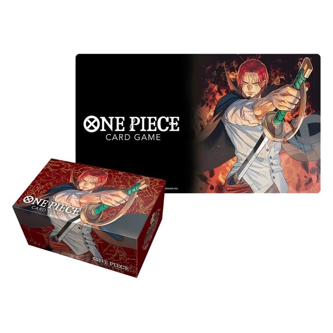 Immagine prodotto di: One Piece Card Game Playmat and Storage Box Set Shanks (EN)