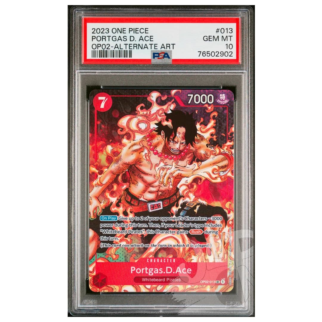 Immagine prodotto di: Ace Alternate Art OP02-013 English – PSA 10