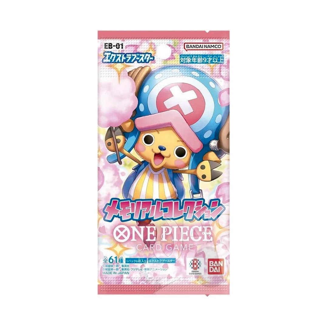 Immagine prodotto di: One Piece Card Game Extra Booster Memorial Collection – EB01 Bustina (JP)