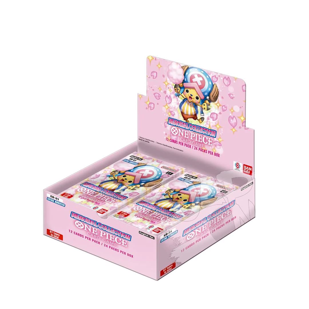 Immagine prodotto di: One Piece Card Game Extra Booster Memorial Collection EB01 Display – 24 Buste (EN)