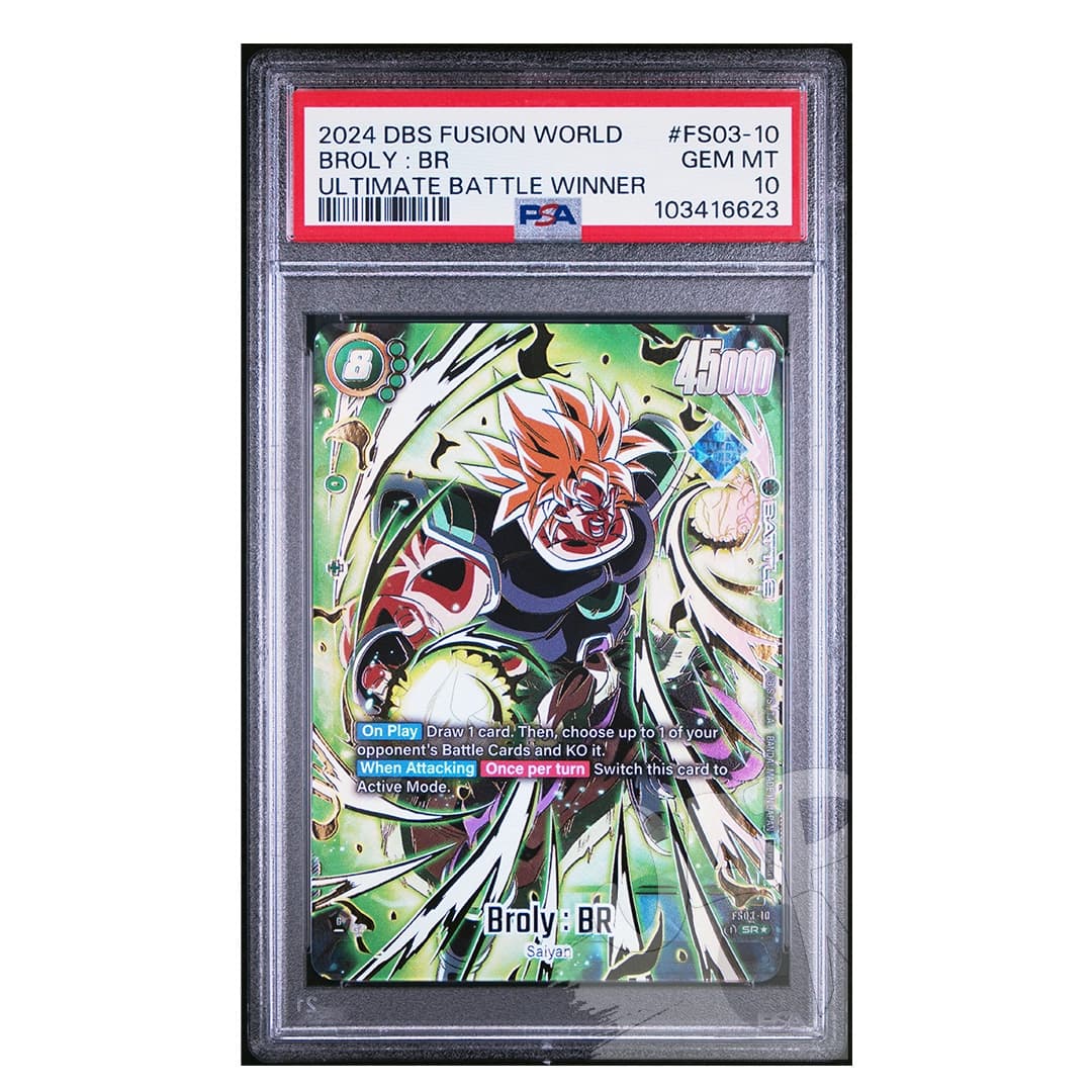 Immagine prodotto di: Broly: BR FS03-10 Ultimate Battle Winner English – PSA 10