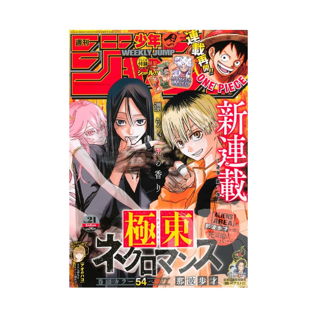 Immagine prodotto di: Weekly Shonen Jump 5/6 21 2024 – 1st Chapter Kyokuto Necromance Cover