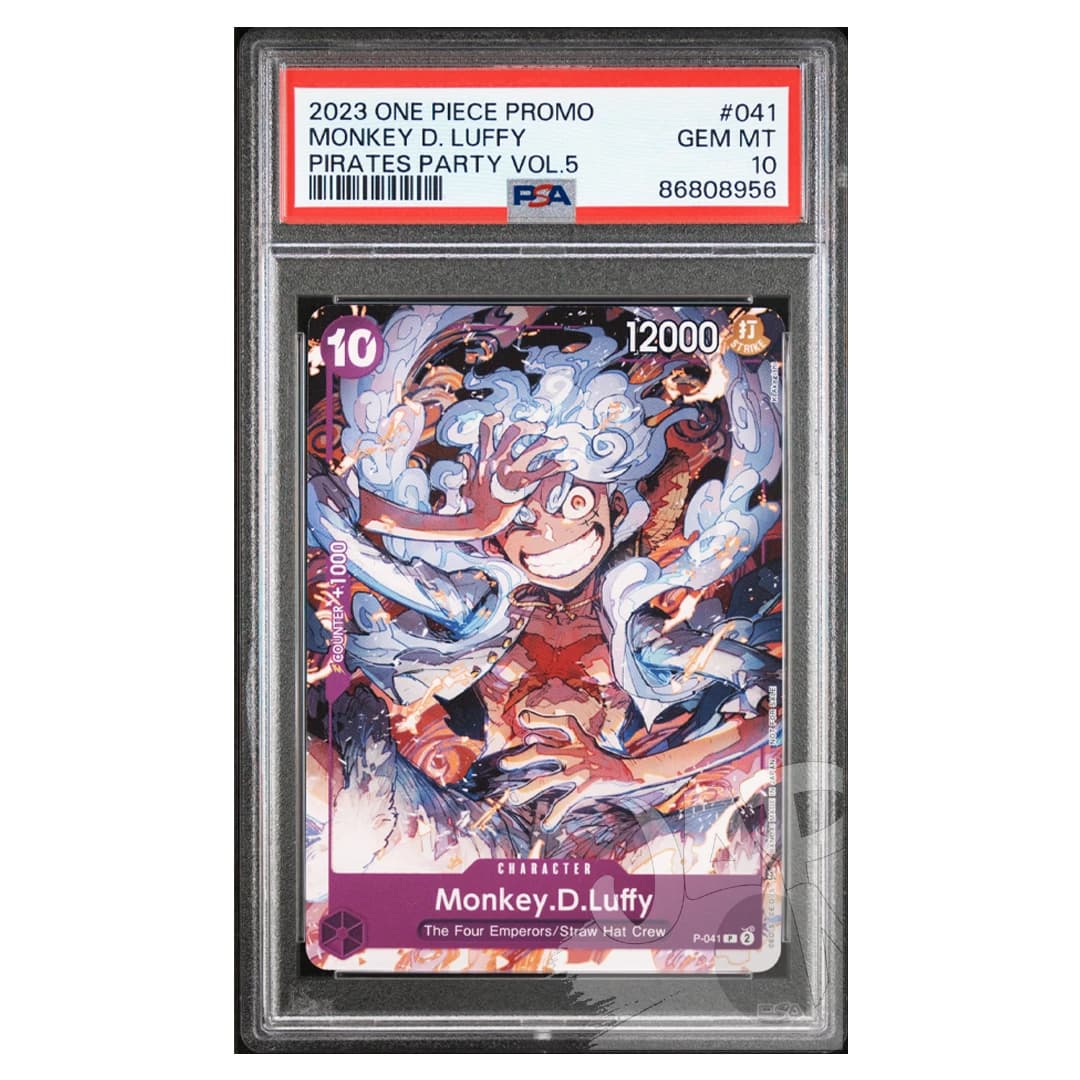 Immagine prodotto di: Monkey D. Luffy P-041 Promo Pirates Party Vol.5 English – PSA 10
