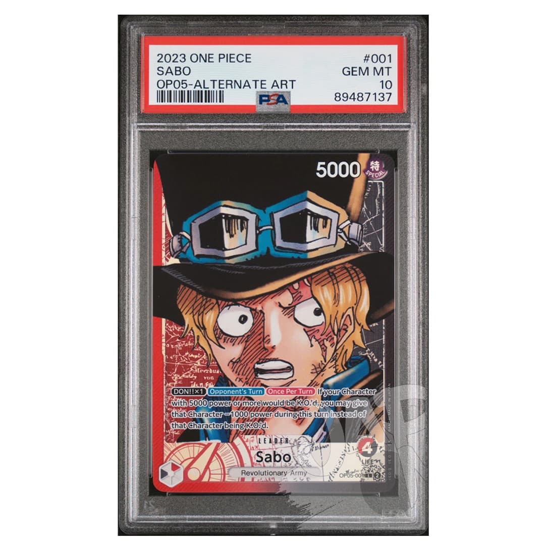 Immagine prodotto di: Sabo OP05-001 Leader Alternate Art English – PSA 10