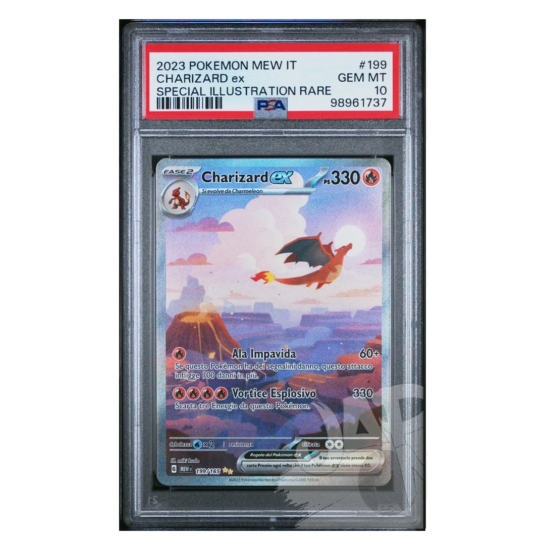 Immagine prodotto di: Charizard EX Pokémon 151 199/165 Italian – PSA 10