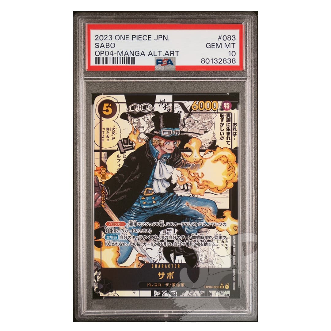 Immagine prodotto di: Sabo OP04-083 Manga Alternate Art Japanese – PSA 10