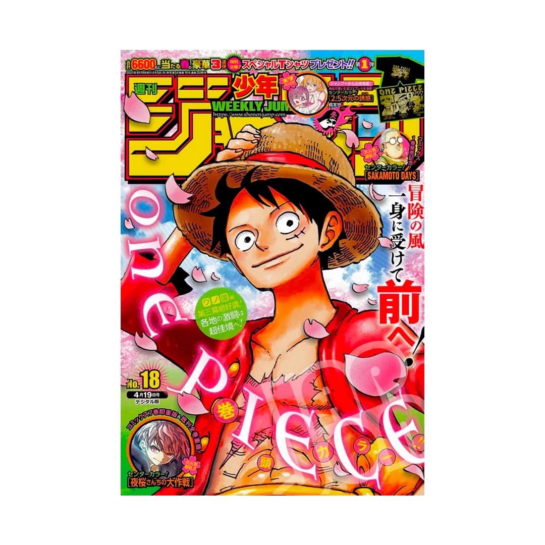 Immagine prodotto di: Weekly Shonen Jump 4/19 18 2021 – One Piece Cover