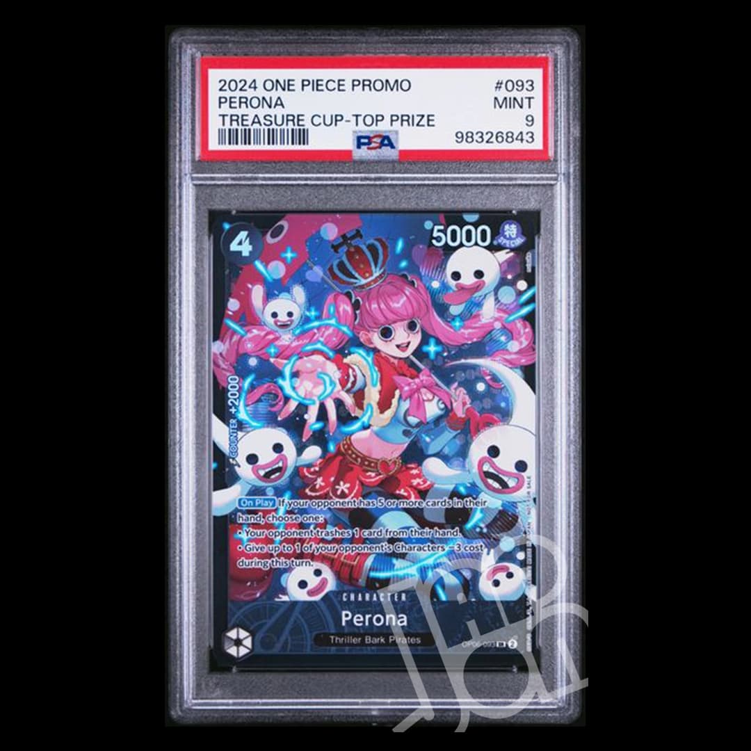 Immagine prodotto di: Perona OP06-093 Treasure Cup-Top Prize English – PSA 9