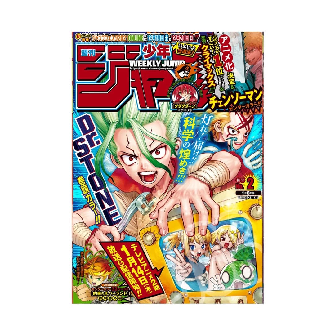 Immagine prodotto di: Weekly Shonen Jump 1/8 2 2021 – Dr. Stone Cover
