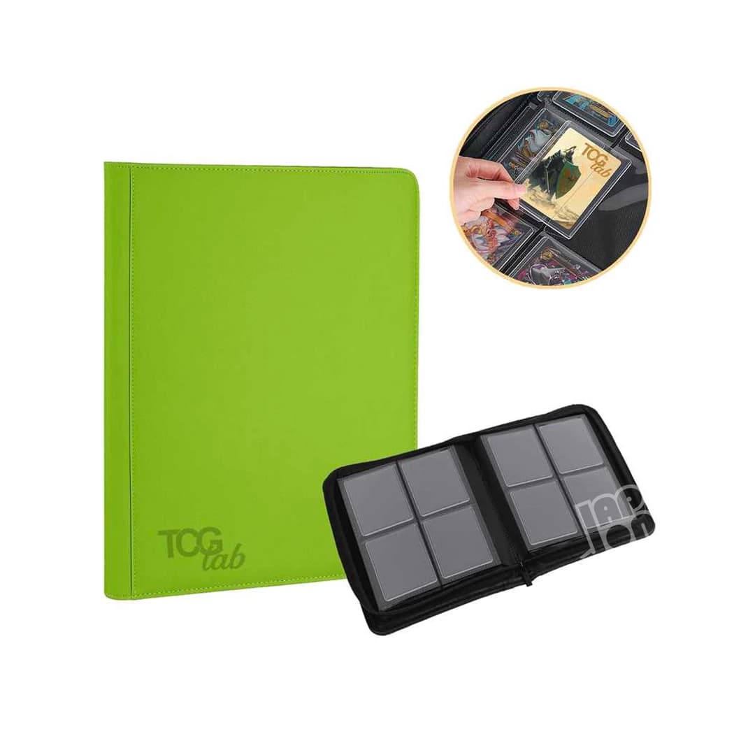 Immagine prodotto di: Album 4 Tasche Top Loader – Green – TCG Lab