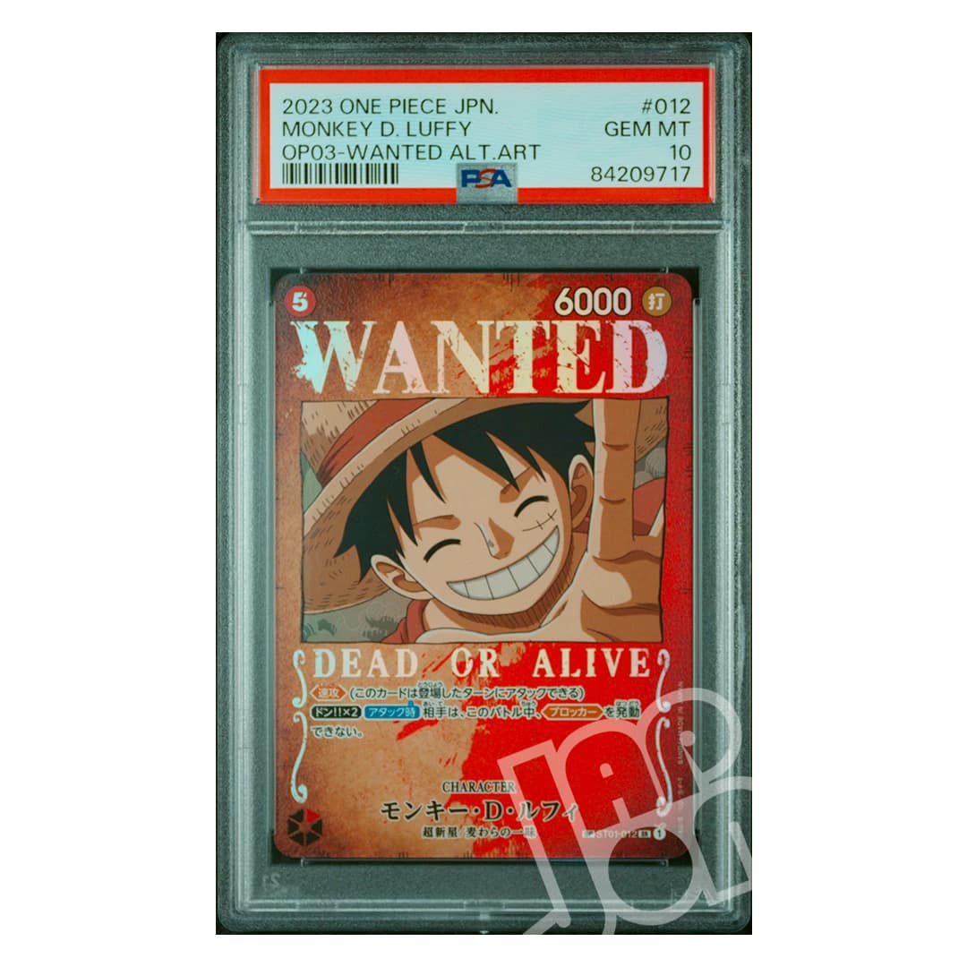 Immagine prodotto di: Monkey D. Luffy ST01-012 Wanted Alternate Art OP03 Japanese – PSA 10
