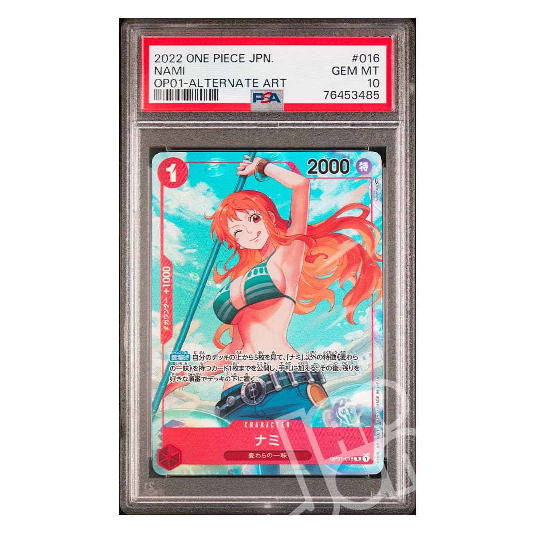 Immagine prodotto di: Nami OP01-016 Alternate Art Japanese – PSA 10