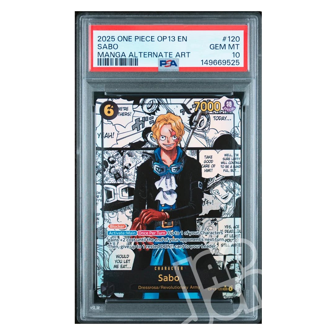 Immagine prodotto di: Sabo OP13-120 Manga Alternate Art English – PSA 10