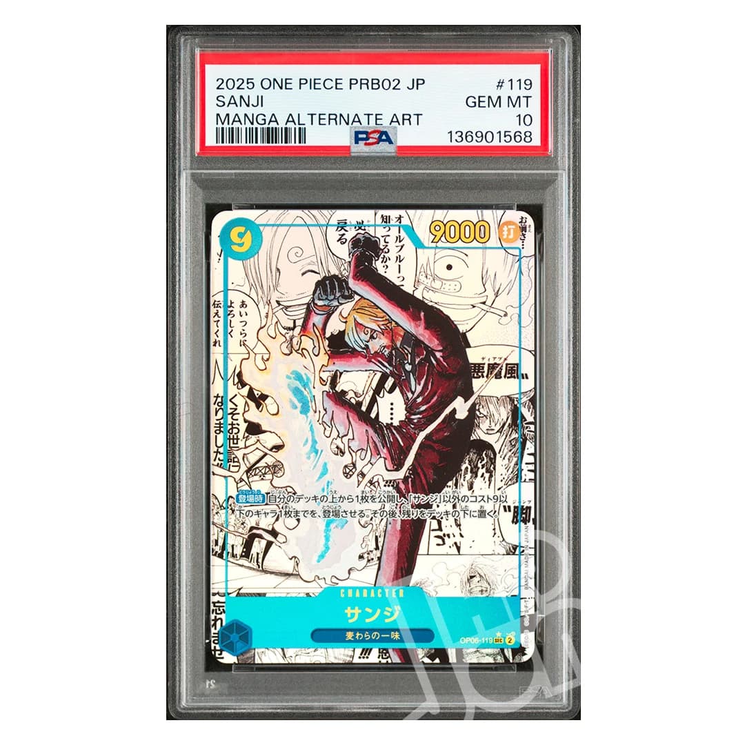 Immagine prodotto di: Sanji OP06-119 Manga Alternate Art Japanese – PSA 10