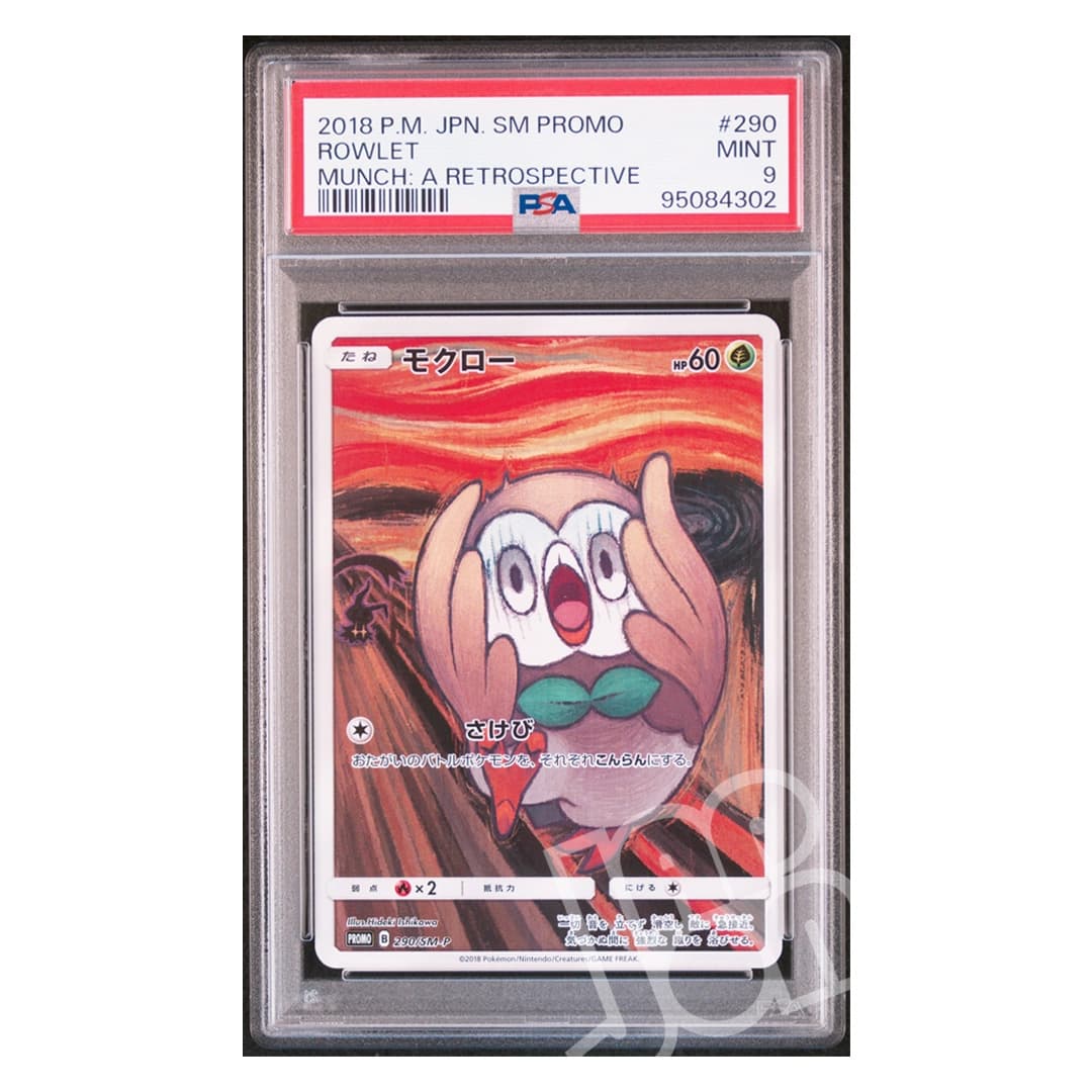 Munch Rowlet Rowlet Munch Promo 290/SM-P Japanese – PSA 9 | JapOn